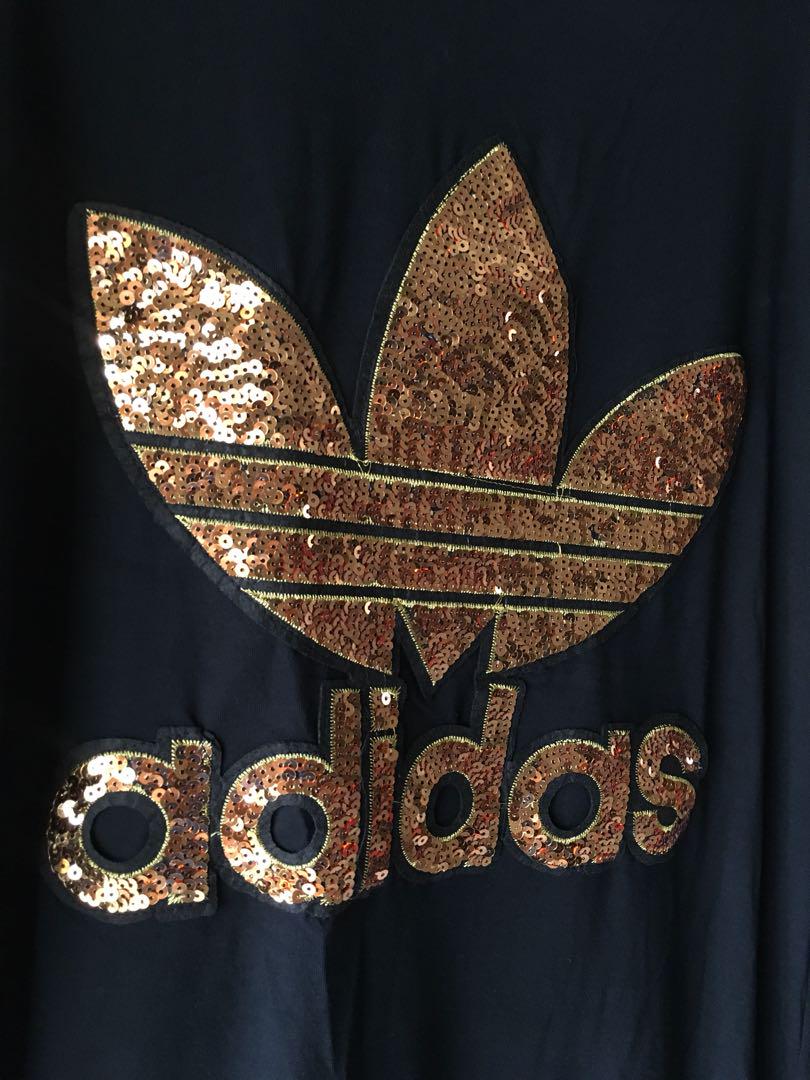 Adidas gold dress on sale