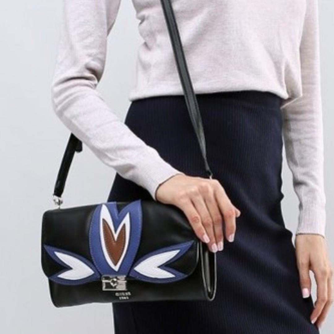 GUESS Jaden Black Crossbody Bag