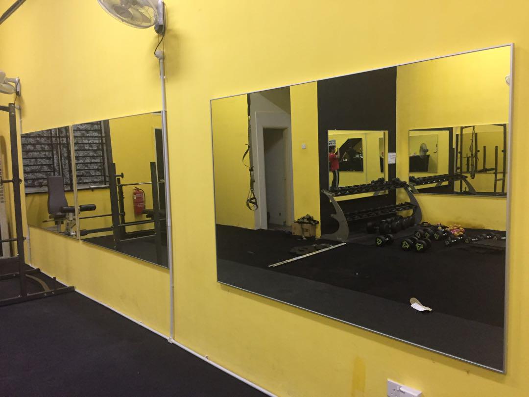 Gym mirror 6x4, Furniture & Home Living, Furniture, TV Consoles on