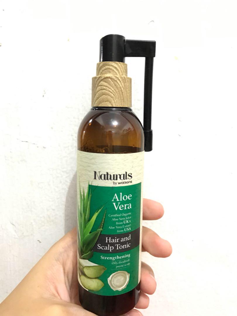 Hair Scalp Tonic Aloevera Naturals By Watsons Kesehatan Kecantikan Perawatan Rambut Di Carousell