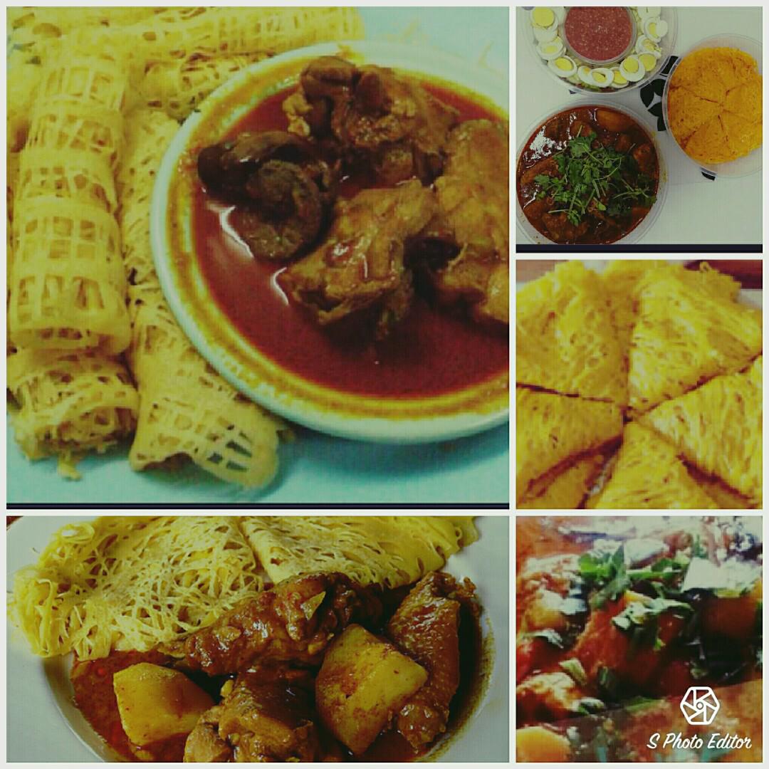 Halal Catering, Halal Buffet, Roti kirai set, it's comes with 50pcs Roti Kirai, 2tub curry