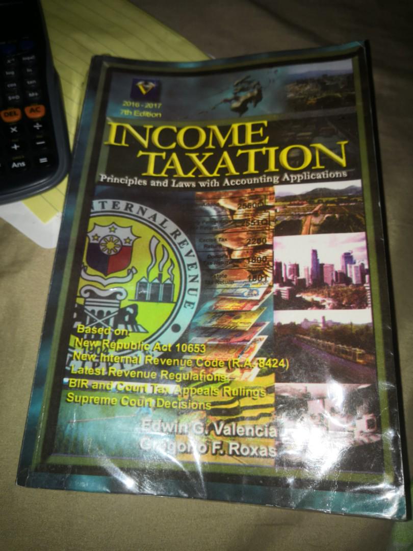 Income Tax 7th edition (Category: Textbooks) located in Makati City. Submitted by nics_items (Listing ID 181338783, Image 1). Description: .