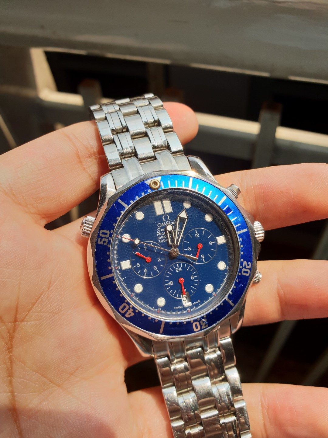 jam tangan omega seamaster 007 original