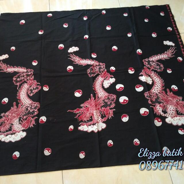 Kain Batik Tulis Lasem Motif Naga Merah 007 Olshop Fashion Olshop