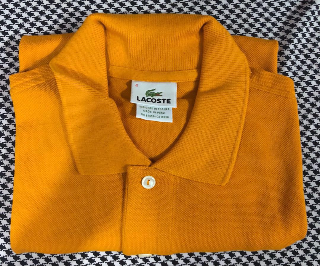 LACOSTE Original Polo shirt, Fesyen Pria, Pakaian di Carousell