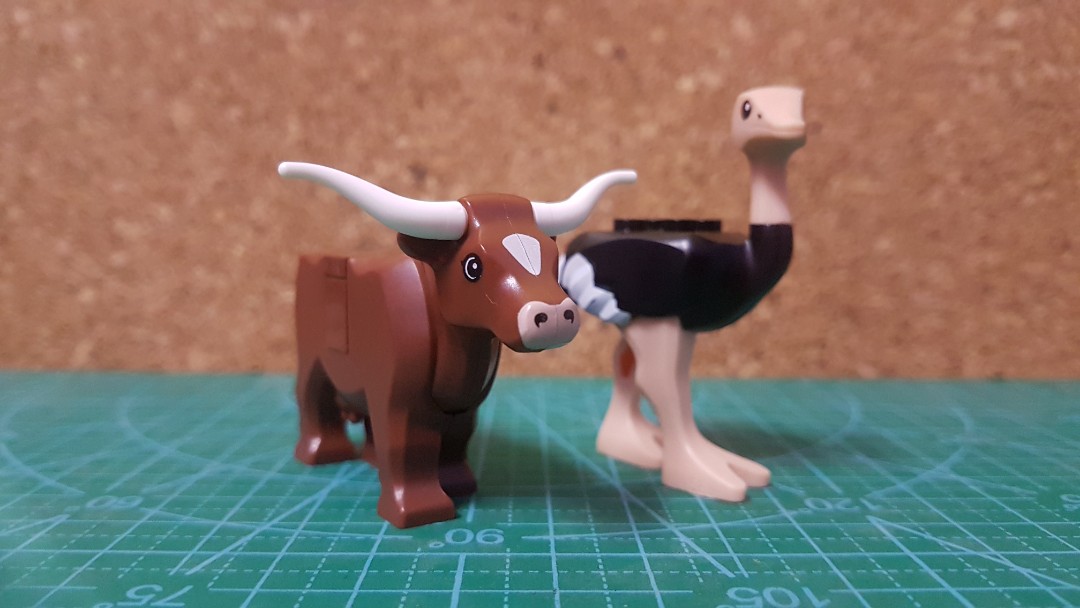 lego brown cow