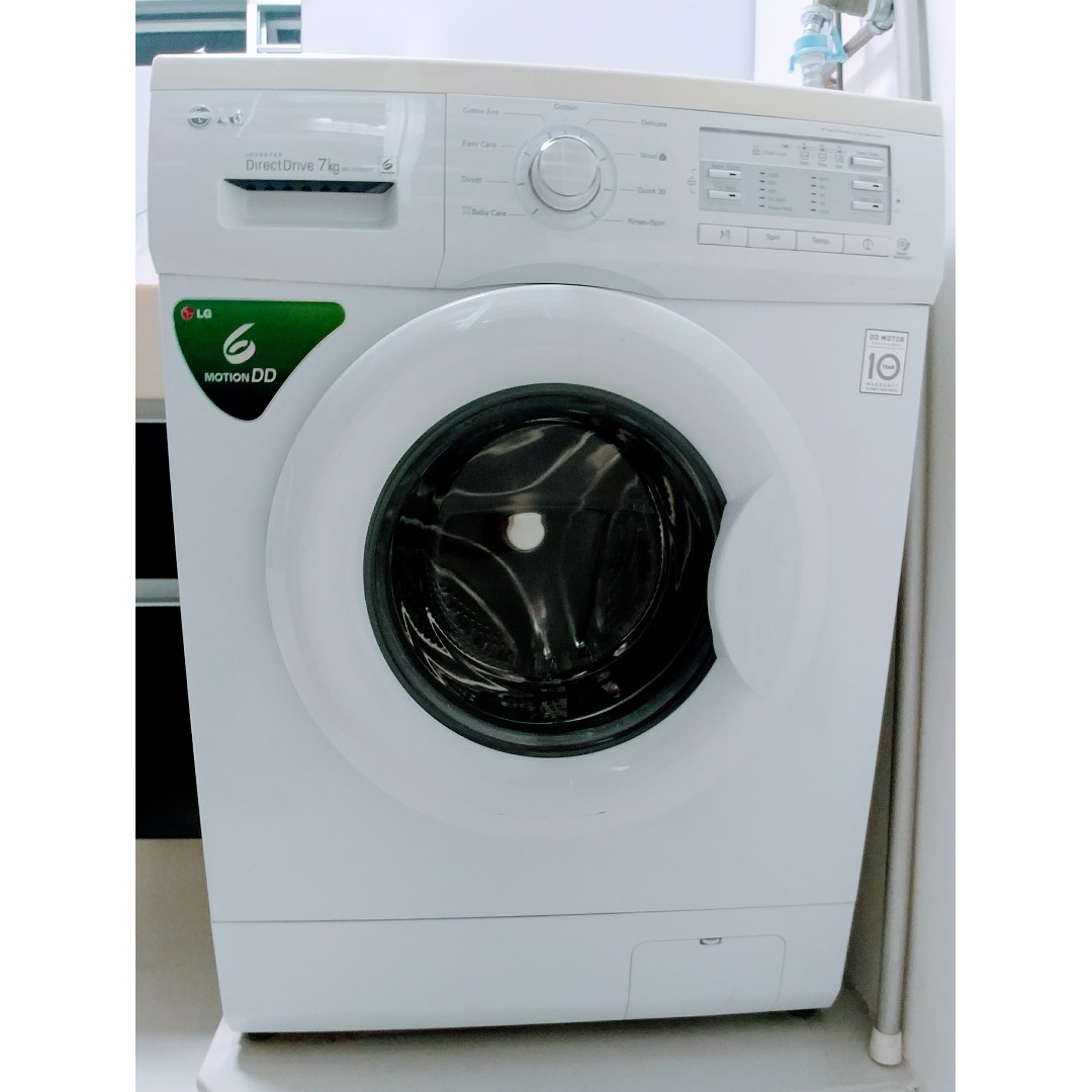 Lg 7kg Inverter Washing Machine 3 Ticks Excellent 9 10 Condition Home Appliances Cleaning Laundry On Carousell