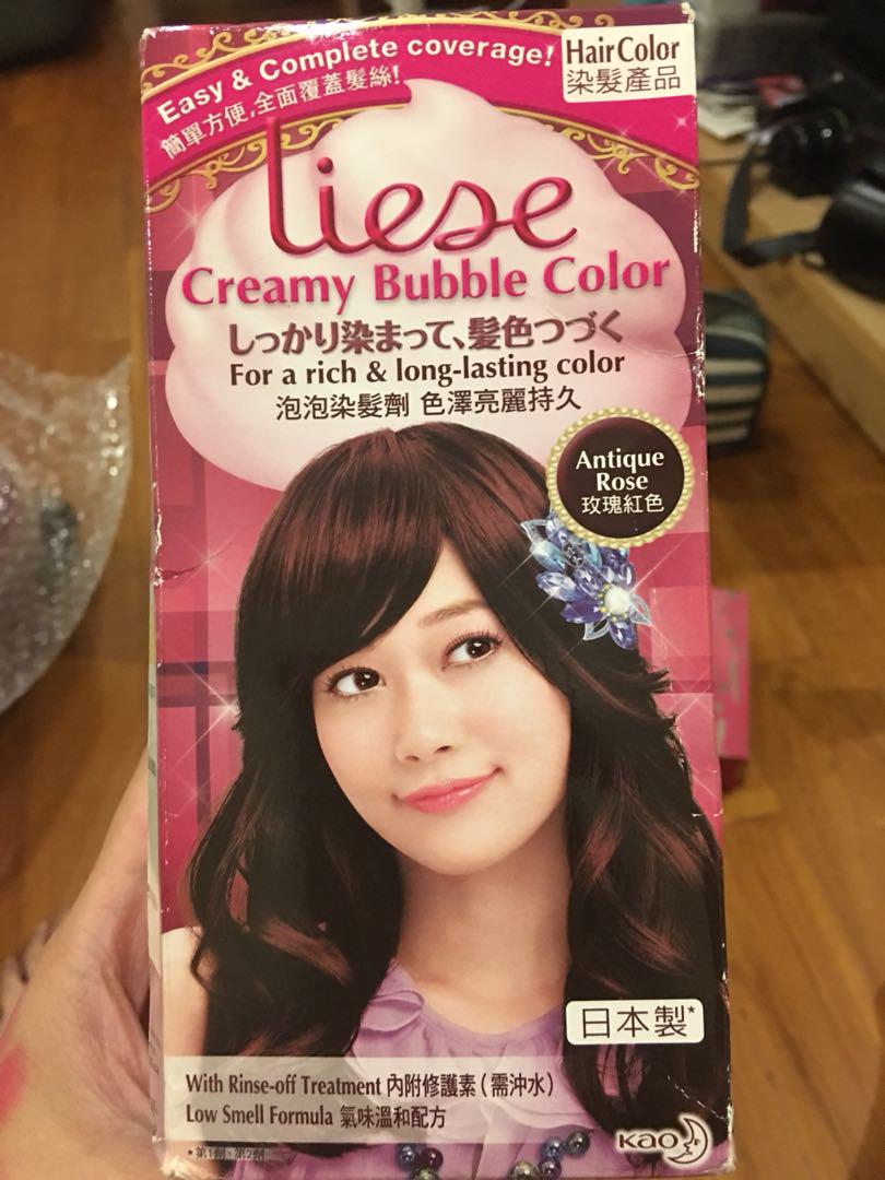 Liese Creamy Bubble Colour Antique Rose Health Beauty Hair Liese Creamy Bubble Colour Antique