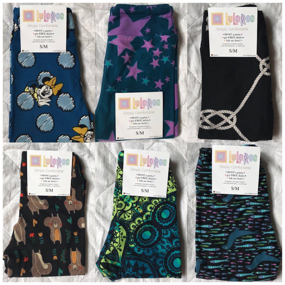 Lularoe Various Prints Kids Leggings Size S M Babies Kids