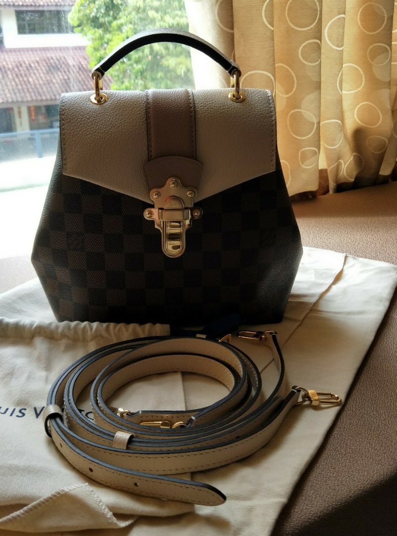 LIKE NEW LV CLAPTON BACKPACK N42259, Luxury, Bags & Wallets, Handbags on Carousell