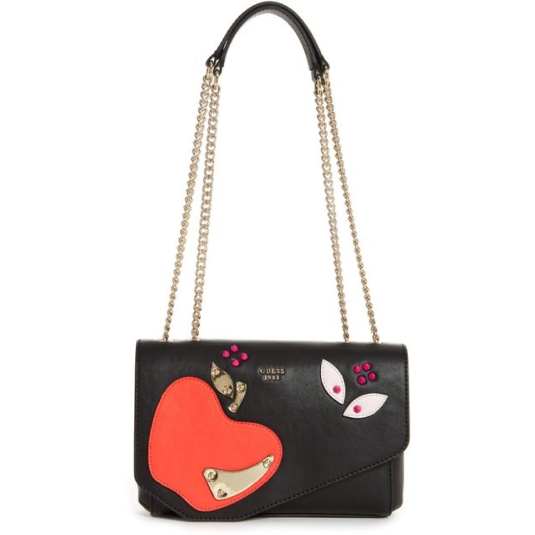 Guess fruit punch society satchel cheap