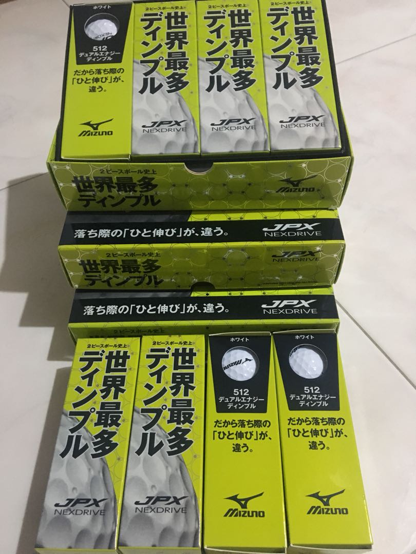 mizuno nexdrive golf balls