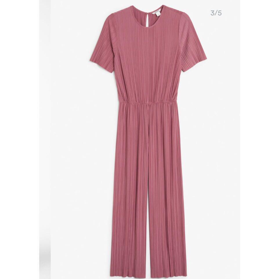 Monki pleated jumpsuit outlet