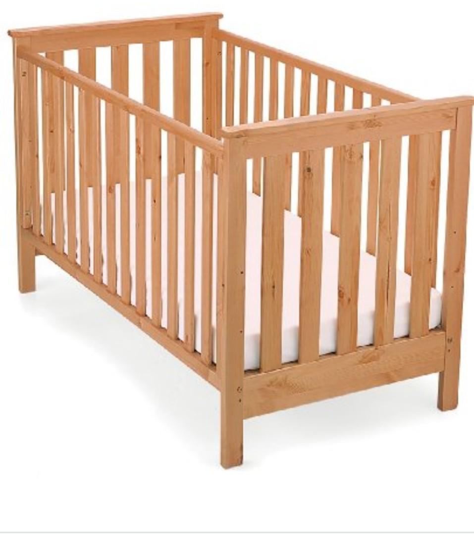 mothercare wooden cot