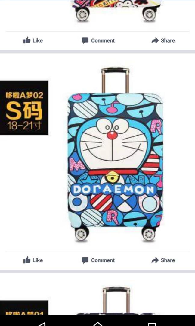 New Doraemon Cartoon Luggage Men And Women Fashion Travel Suitcase Universal Wheels Trolley Luggage Bag Jingle Cats Luggage Travel Essentials Luggage On Carousell