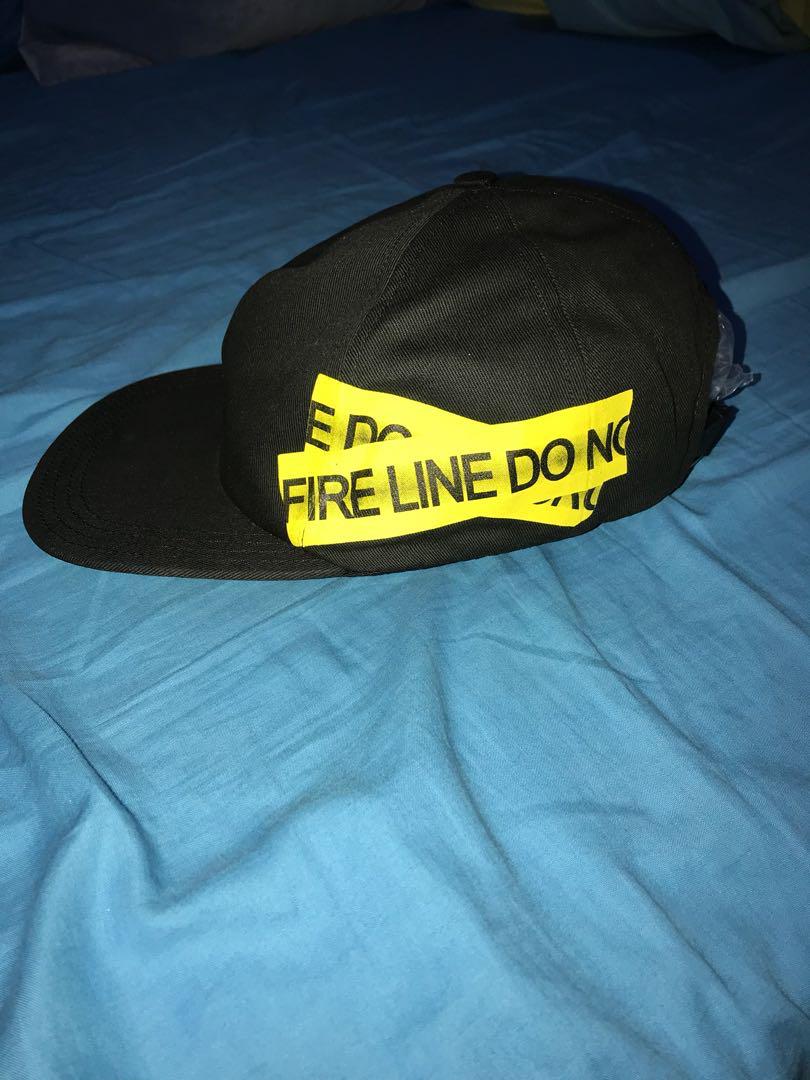 Off White firetape cap, Men's Fashion, Watches & Accessories, Caps ...