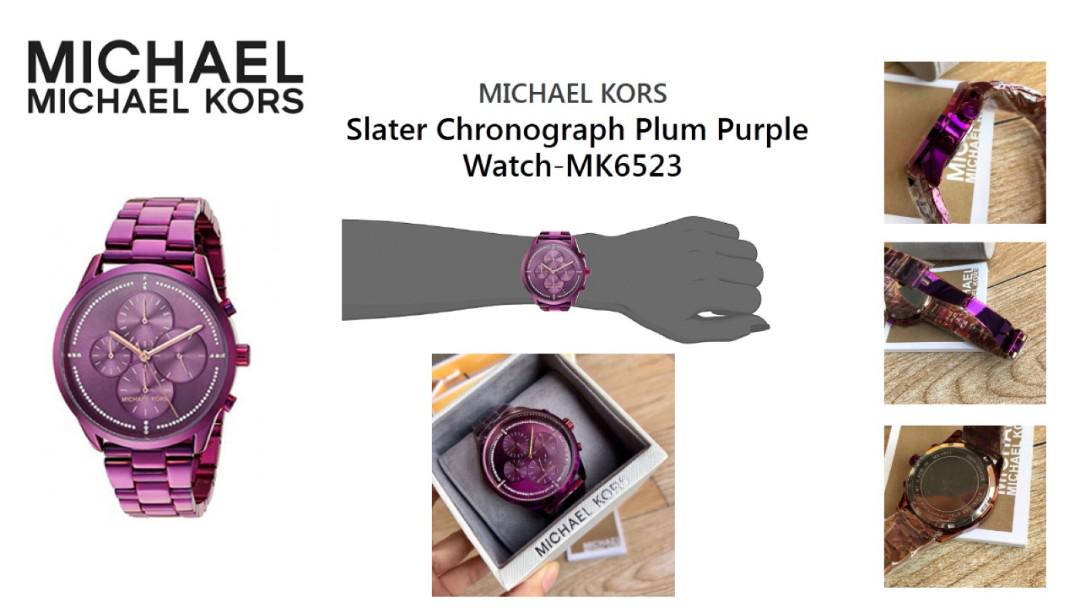 Authentic Michael Kors Mini Darci Plum Dial Ladies Watch MK3725 With 1 Year  Warranty For Mechanism  Lazada PH