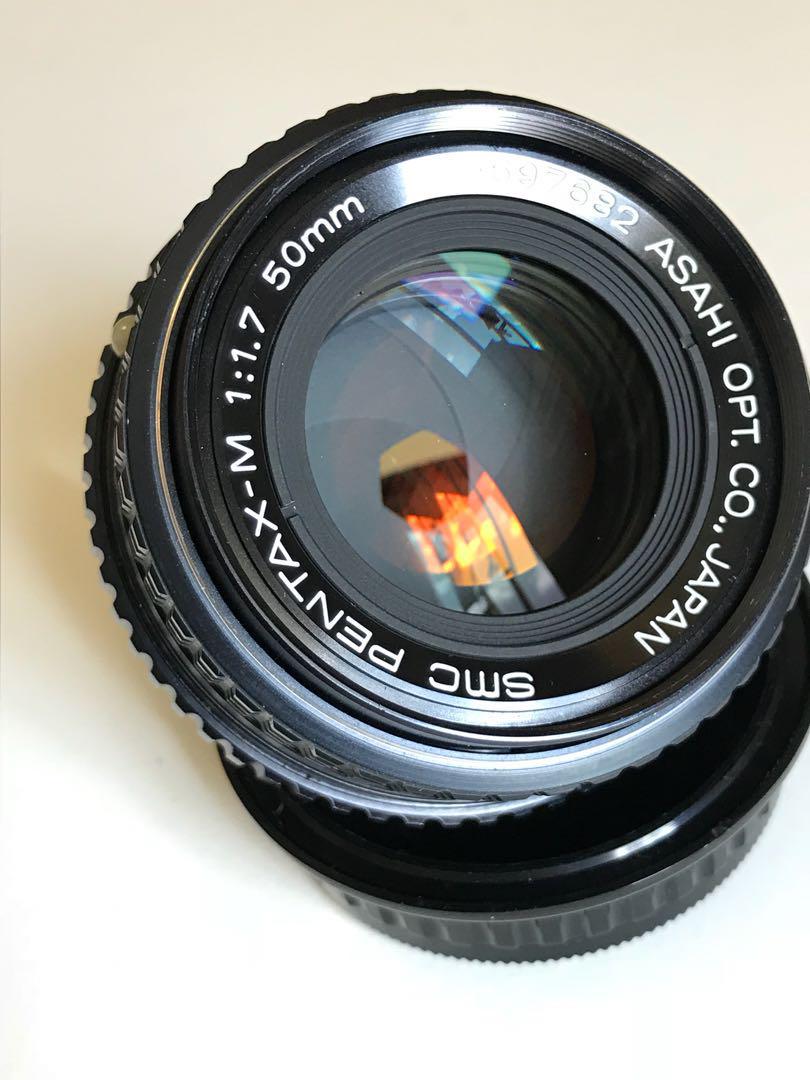 単焦点レンズ    PENTAX-M  1:1.7  50mm