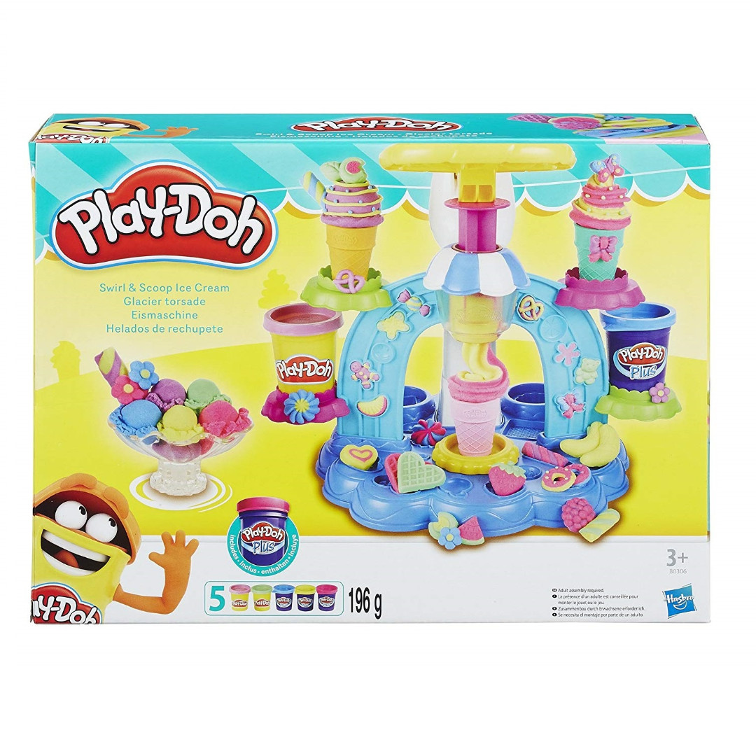 Play Doh Kitchen Creations Swirl n Scoop Ice Cream Playset