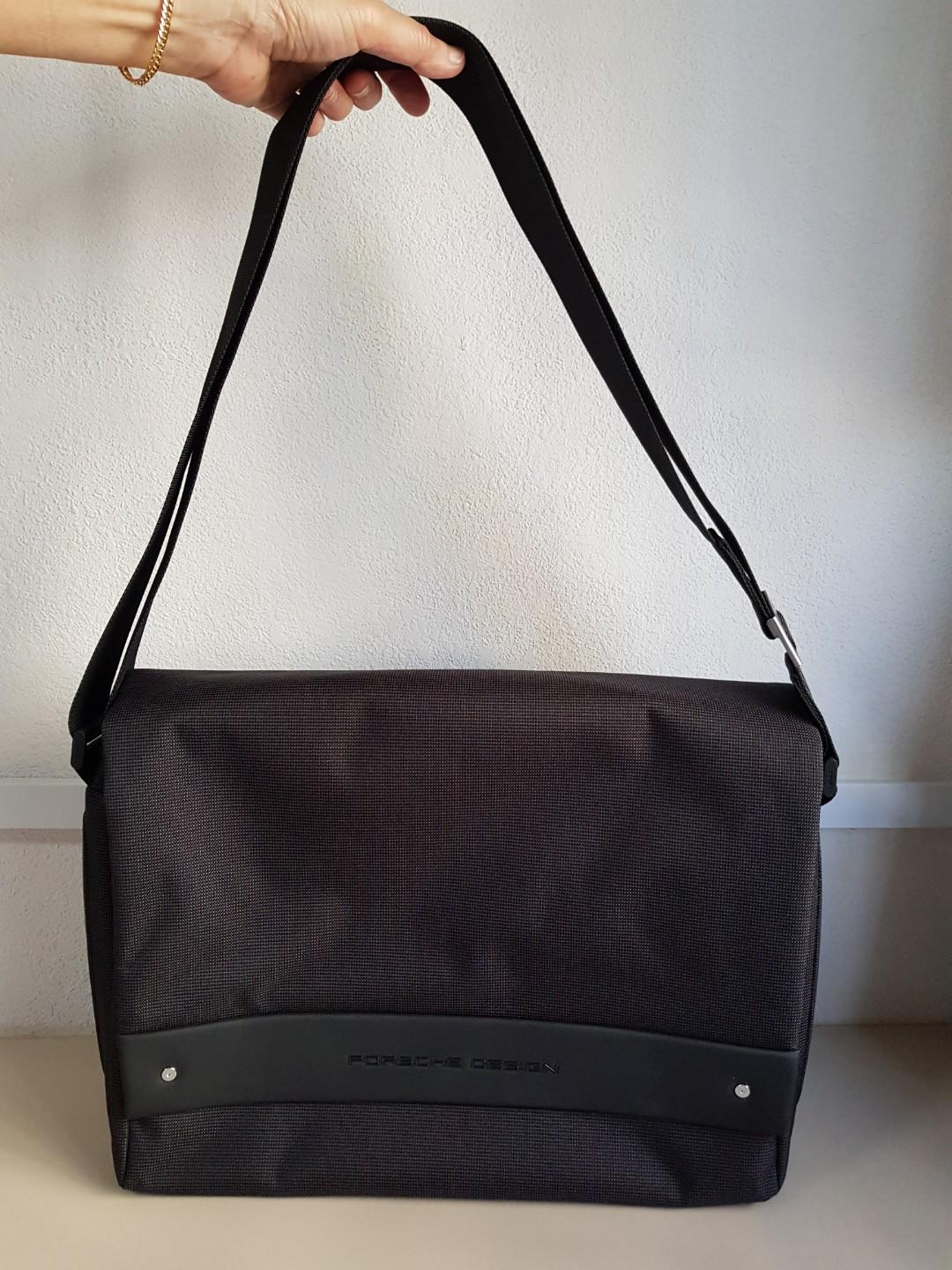 Porsche Design briefcase/sling bag, Luxury, Bags & Wallets on Carousell