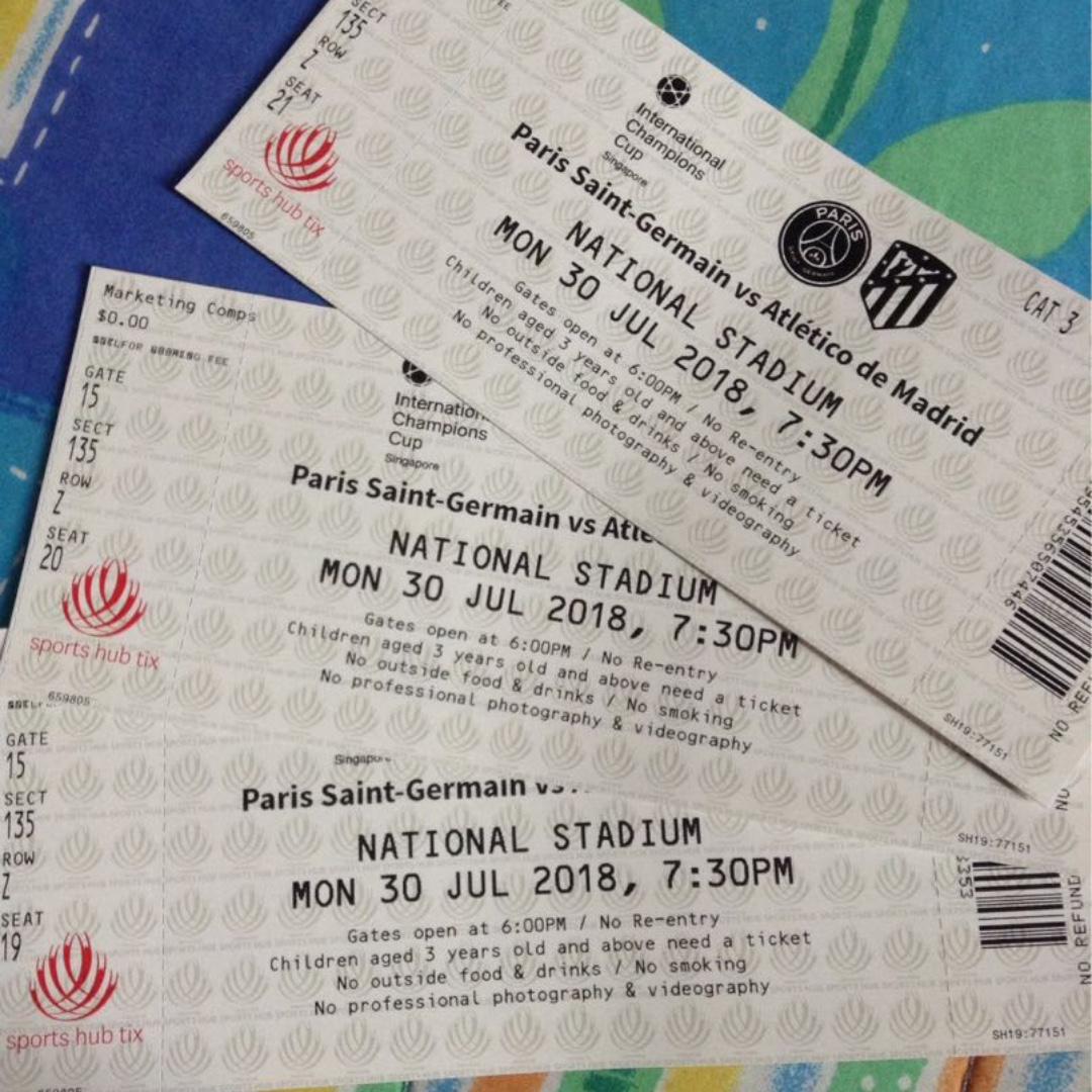 Psg real top madrid tickets