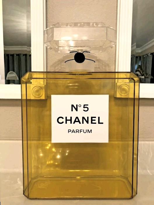 Giant chanel perfume on sale bottle