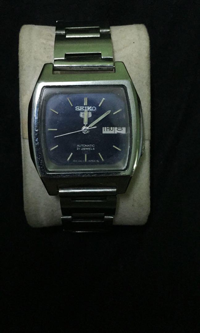 Seiko 5 Square Tv Automatic Rare And Vintage Antiques Vintage Watches Jewellery On Carousell