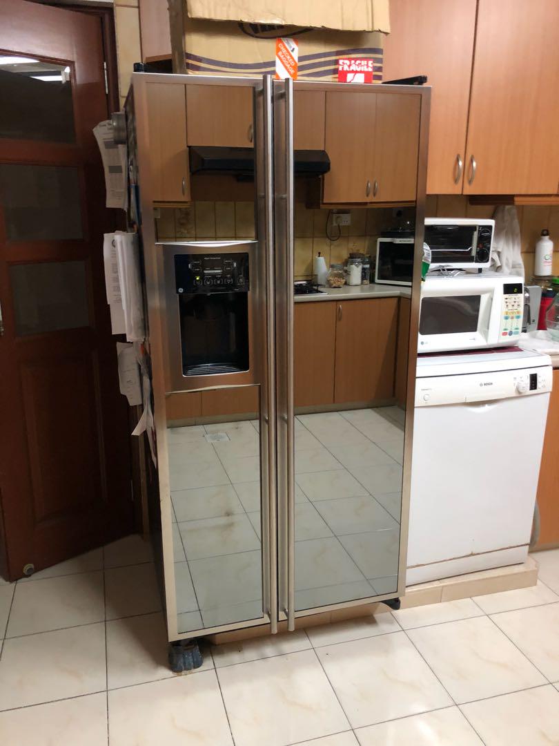 Mirrored Fridge Freezer