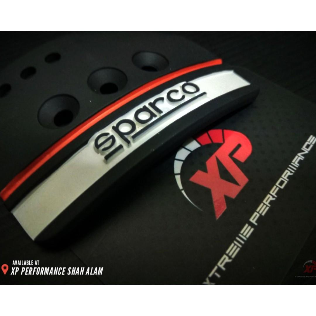 SPARCO Universal Manual Racing Sport Pedal Set Black Colour, Auto