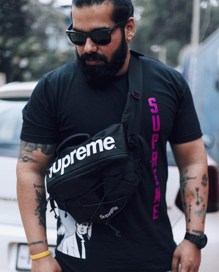 Supreme waist bag ss17 black