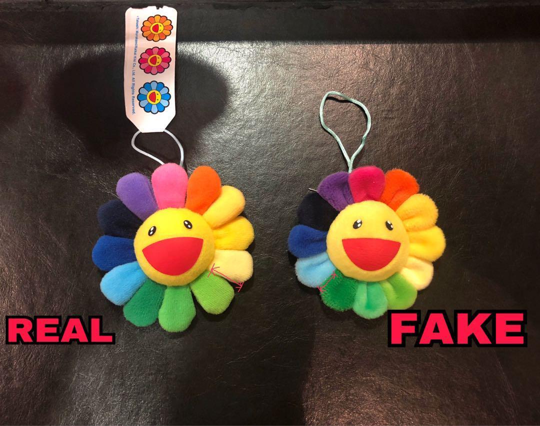Real vs. Fake: Takashi Murakami Flower Plush 