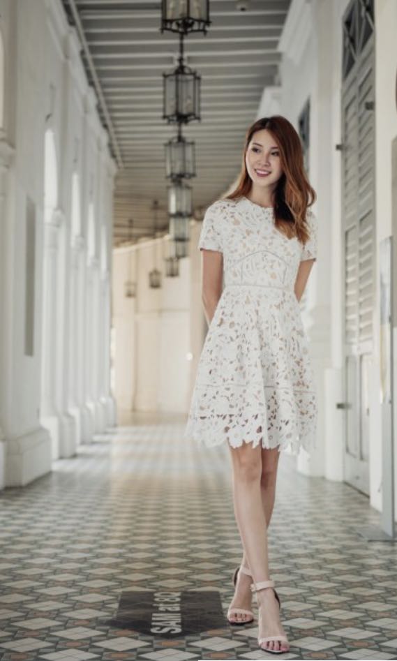 White lace online dress cheap