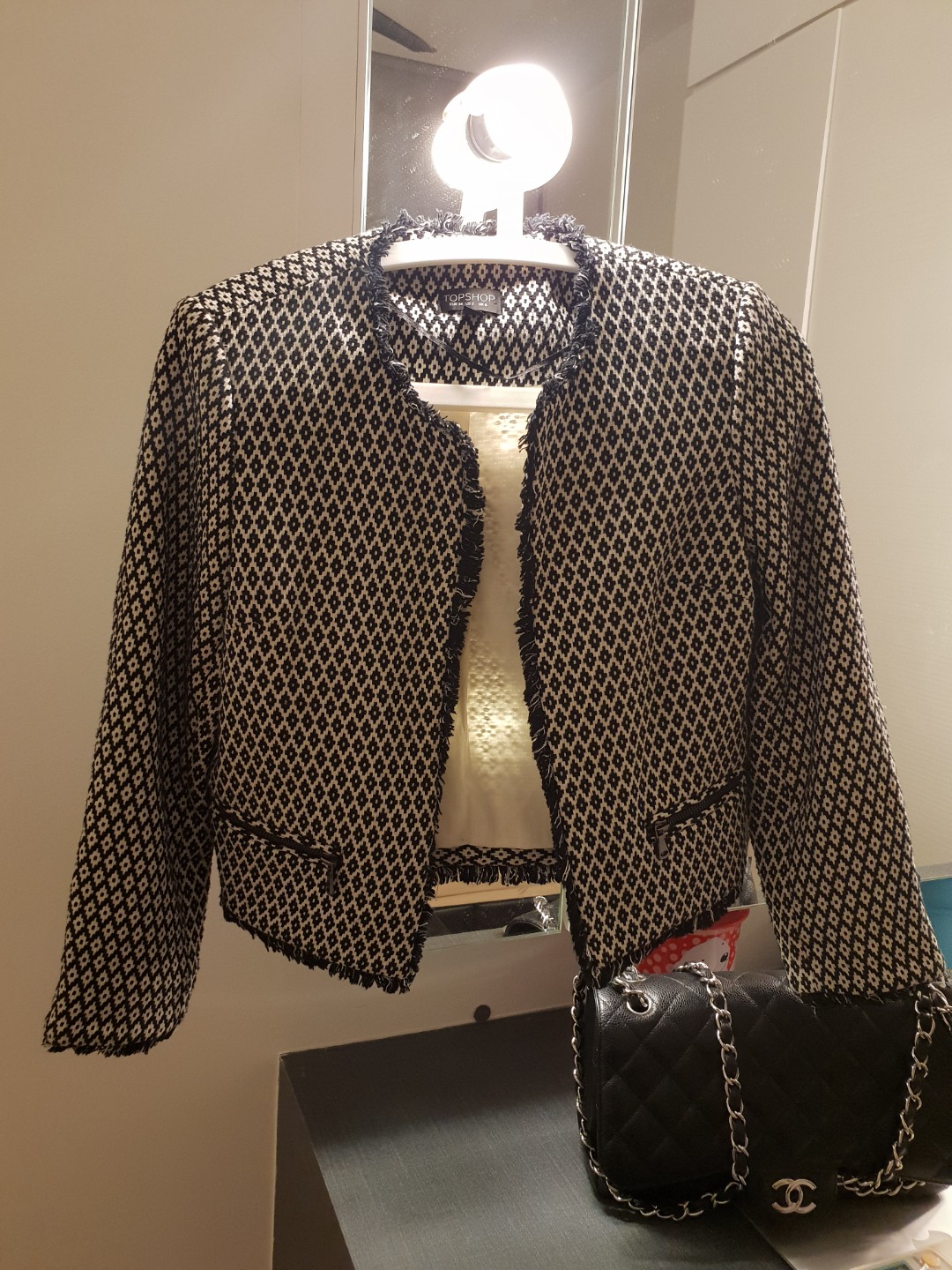 tweed jacket topshop