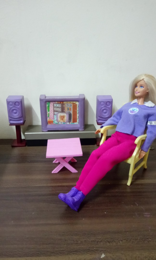 barbie tv set
