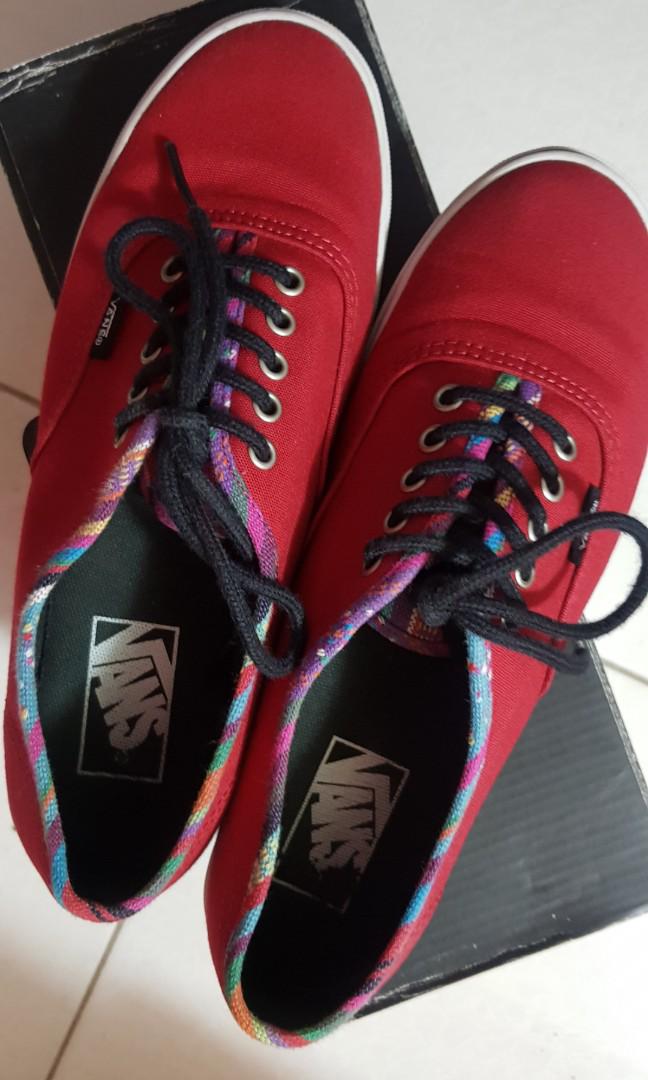 vans lo pro red