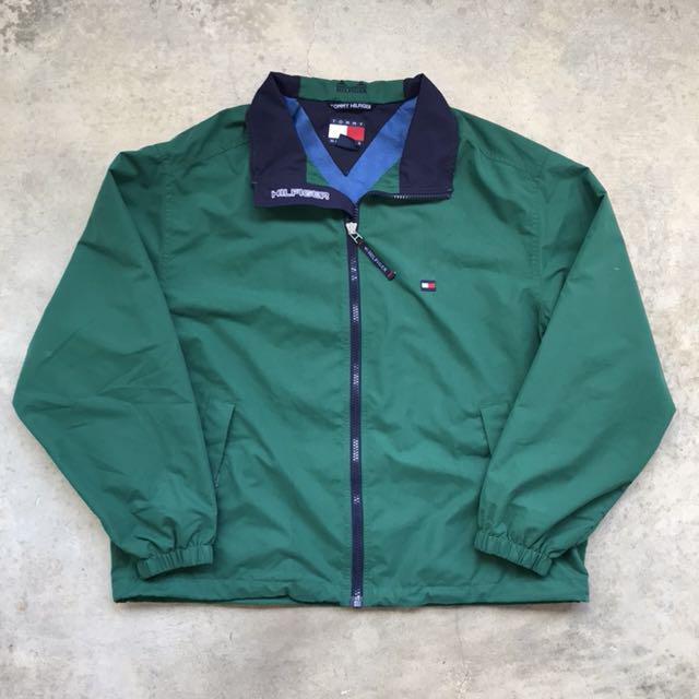 vintage green tommy hilfiger jacket