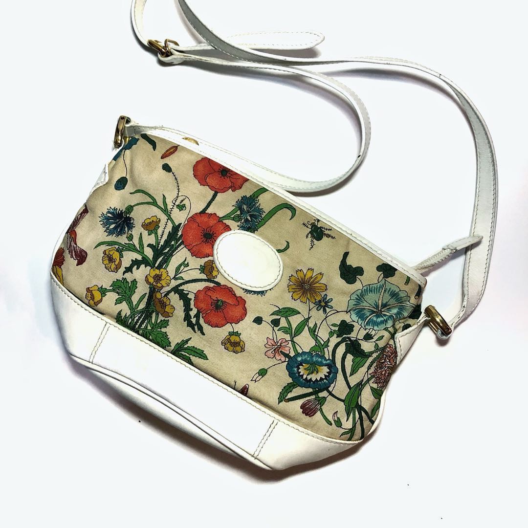 vintage gucci floral bag
