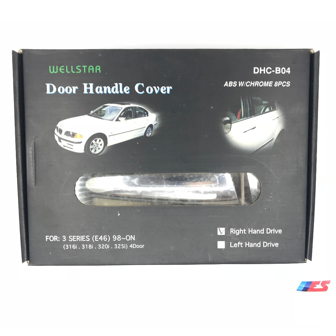 Wellstar DHCB04 Door Handle (out) Chrome Set, Car Accessories