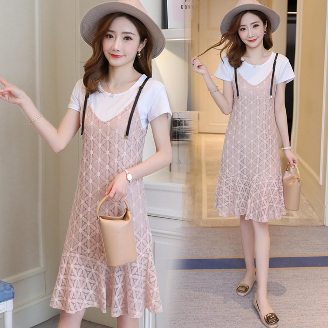 Korean dress with inner Clearance
