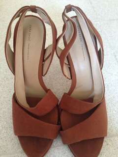 Zara Brown High Heels