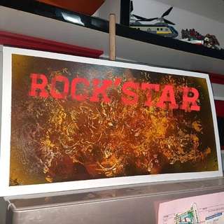 Abstract design Oil painting