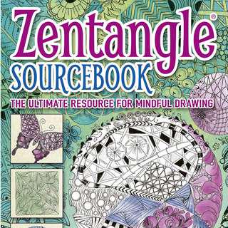 Limited quantity . Zentangle Sourcebook . a book by Jane Marbaix . new copy