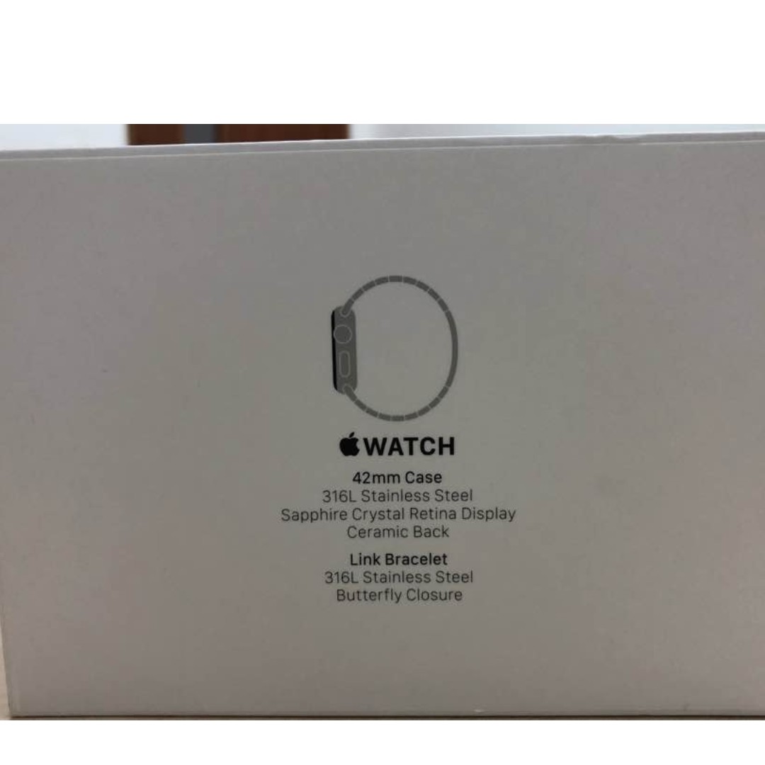 apple watch 316l stainless steel sapphire crystal
