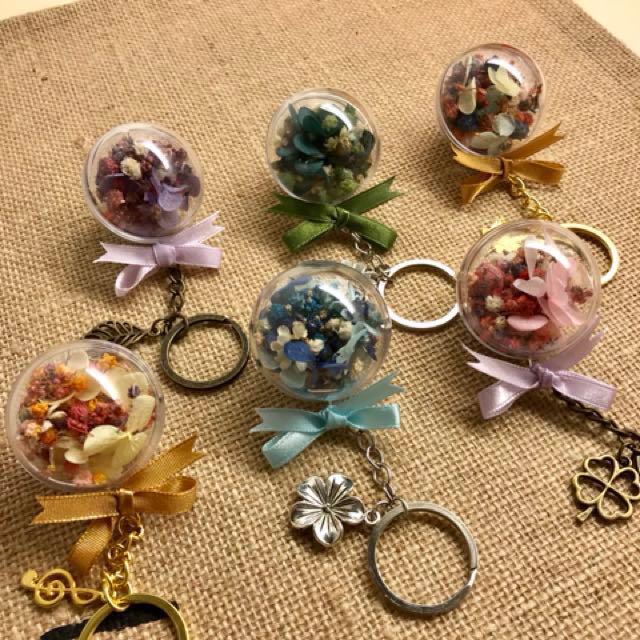 Appleforest 乾燥花球吊飾 手作設計 手作商品在旋轉拍賣