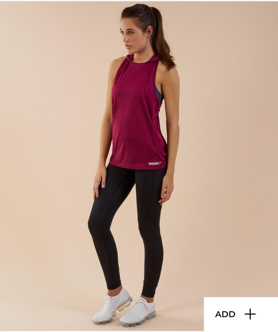 gymshark hooded vest