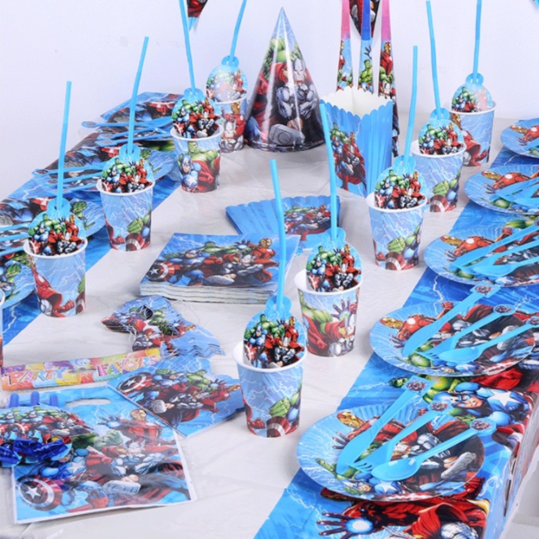 Avengers Hulk Captain Of America Thor Ironman Party