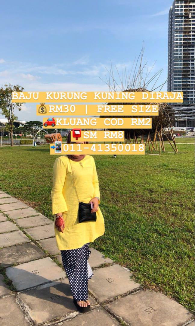 Baju Kurung Kuning Diraja Women S Fashion Clothes Others On Carousell