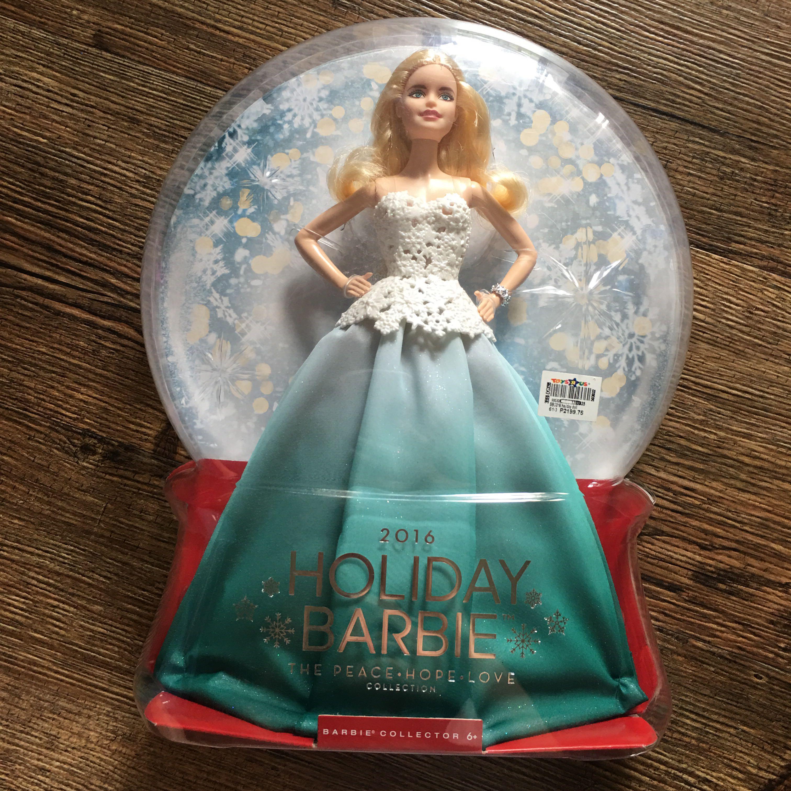 2016 holiday barbie peace hope love clearance