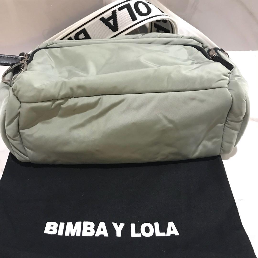 Leather crossbody bag Bimba y Lola Green in Leather - 28908222