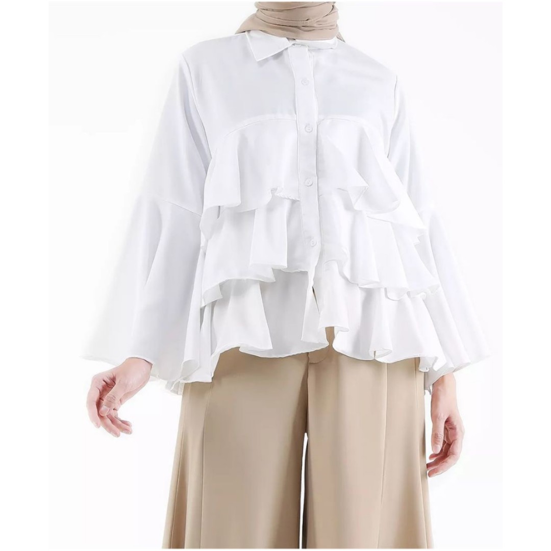 Baju Muslim Warna Putih - Model Baju Terbaru 2019